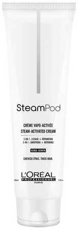 L'Oréal Professionnel Steampod Steam Activated Cream vyhlazující krém pro silné vlasy