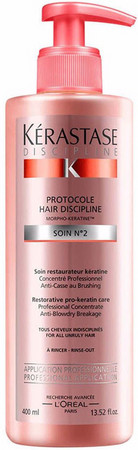 Kérastase Discipline Protocole Soin N°2 salonná keratínová kúra pre nepoddajné vlasy