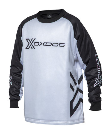 OxDog XGUARD GOALIE SHIRT JR Black/White Goalkeeper jersey