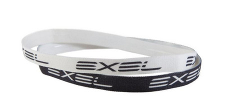 Exel THIN HEADBAND ESSENTIALS - 2 pcs BLACK/WHITE Hairband