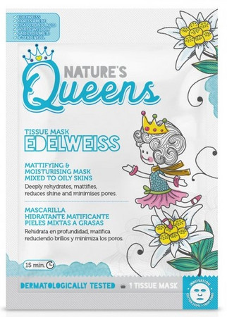 Diet Esthetic Nature's Queens Edelweiss Mattifying & Moisturizing Mask matující pleťová maska