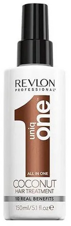 Revlon Professional Uniq One Coconut Treatment leave-in hair mask with coconut scent