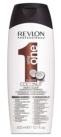 Revlon Professional Uniq One Coconut Conditioning Shampoo Conditioning Shampoo mit köstlichem Kokosduft