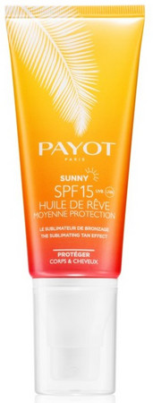 Payot Slunce Huile De Rêve SPF 15 suchý olej na opalování pro tělo a vlasy