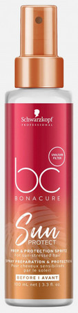 Schwarzkopf Professional Bonacure Sun Protect Prep & Protection Spritz voděodolná mlha s UV filtry
