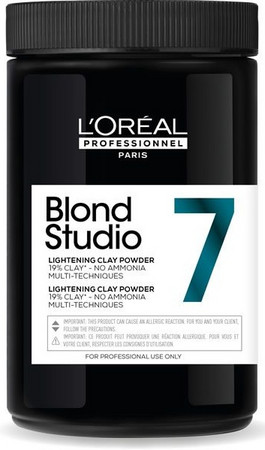L'Oréal Professionnel Blond Studio 7 Clay Lightening Powder zesvětlující prášek pro baleáž