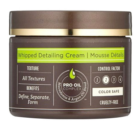 Macadamia Essential Repair & Styling Whipped Detailing Cream shape definition cream