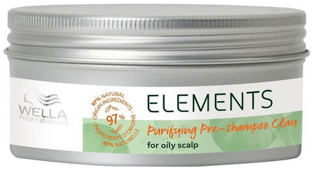 Wella Professionals Elements Purifying Pre-Shampoo Clay šampon s jílem pro mastnou pokožku