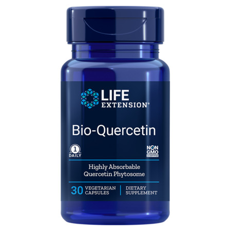 Life Extension Bio-Quercetin Doplněk stravy pro kardiovaskulární a imunitní zdraví