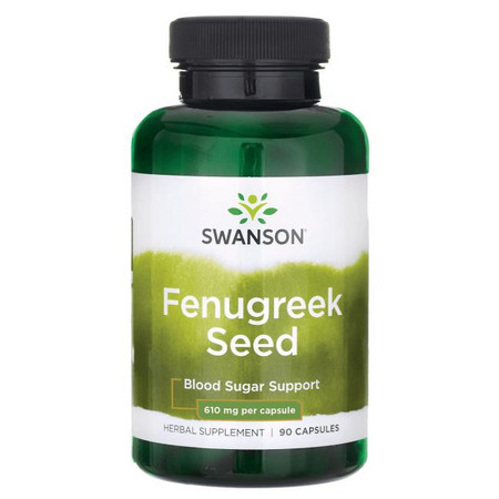 Swanson Fenugreek Seed Doplněk stravy pro podporu krevního cukru