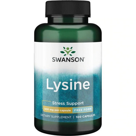 Swanson Lysine Doplněk stravy pro podporu v období zvýšeného stresu