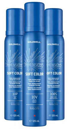 Goldwell LightDimensions Soft Color Foam Toner semi-permanentní pěnový toner pro blond vlasy