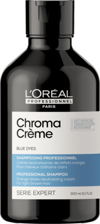 L'Oréal Professionnel Série Expert Chroma Crème Blue Shampoo modrý šampon neutralizující oranžové základy zesvětlení