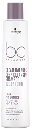 Schwarzkopf Professional Bonacure Clean Balance Deep Cleansing Shampoo tiefenreinigendes Shampoo