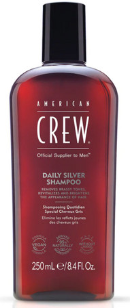 American Crew Daily Silver Shampoo šampon pro stříbrné a šedé vlasy