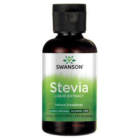 Swanson Stevia Extract Doplněk stravy - přírodní sladidlo