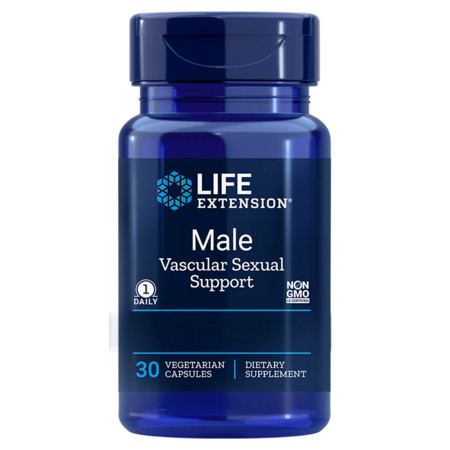 Life Extension Male Vascular Sexual Support Doplněk stravy pro sexuální funkce a zdraví mužů