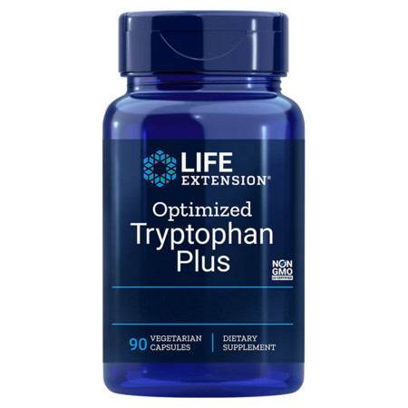 Life Extension Optimized Tryptophan Plus Doplněk stravy pro podporu spánku, nálady a stresu