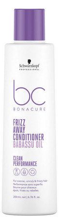 Schwarzkopf Professional Bonacure Frizz Away Conditioner Conditioner für krauses und widerspenstiges Haar