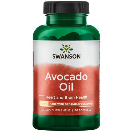 Swanson Avocado oil Doplněk stravy pro zdraví srdce a mozku
