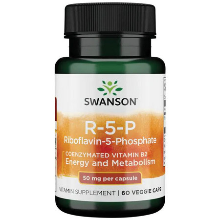 Swanson R-5-P Riboflavin-5-Phosphate Doplněk stravy pro podporu energie a metabolismu
