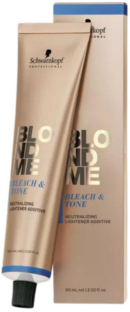 Schwarzkopf Professional BlondME Bleach & Tone Neutralizing Lightener Additive Neutralisierender Aufhellungszusatz zum Aufhellen und Tonisieren