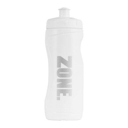 Zone floorball RECYCLED 0,6l white/silver Water bottle