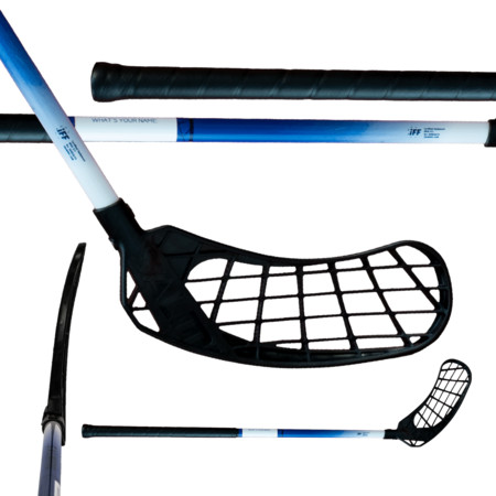 Salming Q2 MID LITE F35 Blue/White Unihockey-Stick