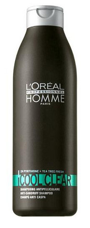 L'Oréal Professionnel Homme Cool ´n´ Clear Shampoo osvěžující šampon proti lupům