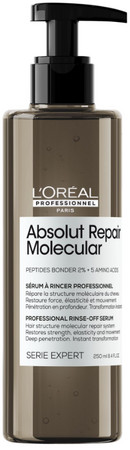 L'Oréal Professionnel Série Expert Absolut Repair Molecular Professional Rinse-Off Serum vlasové sérum pre obnovu poškodených vlasov
