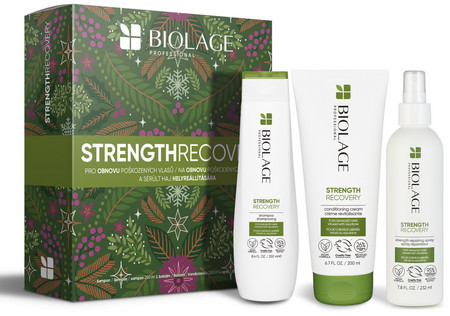 Biolage Strength Recovery Gift Set dárková sada pro obnovu poškozených vlasů