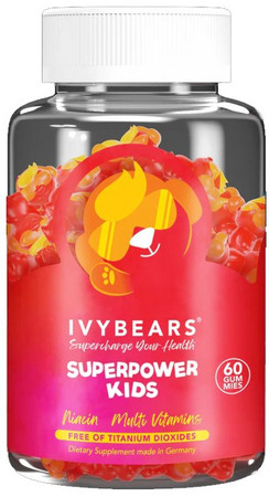IvyBears Superpower Kids doplněk stravy pro na podporu imunity pro děti