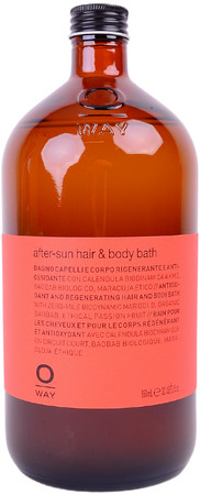 Oway SunWay After-Sun Hair & Body Bath shampoo and shower gel after sunbathing