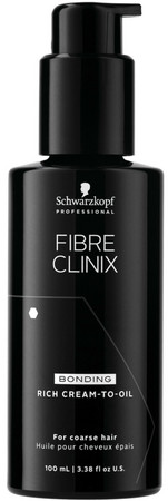 Schwarzkopf Professional Fibre Clinix Rich Cream-to-Oil transformační a regenerační olej pro suché vlasy