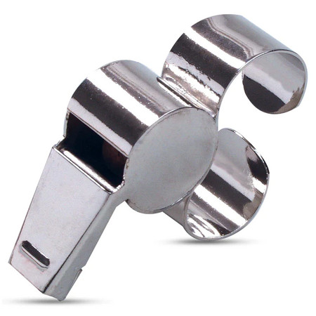 Select Referees whistle w/metal finger grip metal Whistle