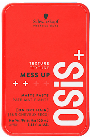 Schwarzkopf Professional OSiS+ Mess Up Matte Paste Stylingpaste mit Matteffekt