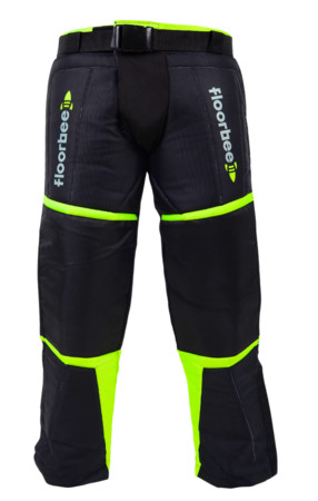 FLOORBEE Goalie Armor Pants 3.0 - black/yellow Florbalové brankářské kalhoty