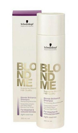 SCHWARZKOPF BLONDME Blonde Brilliance Shampoo Light Cool Ice