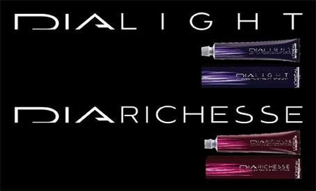Colour chart LOREAL DIARICHESSE DIALIGHT