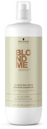 Schwarzkopf Professional BlondME pH Acid Balance Keratin Shampoo neutralizačné keratínový šampón pre blond vlasy