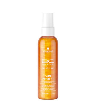 Schwarzkopf Professional Bonacure Sun Protect Shimmer Oil Spray zářivý sprej s UV ochranou
