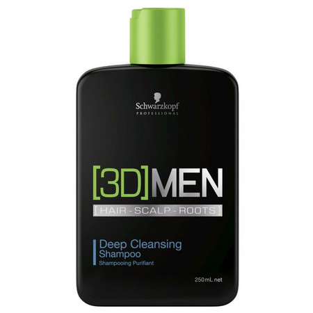 Schwarzkopf Professional [3D] MEN Deep Cleansing Shampoo Shampoo für Tiefengereinigtes Haar
