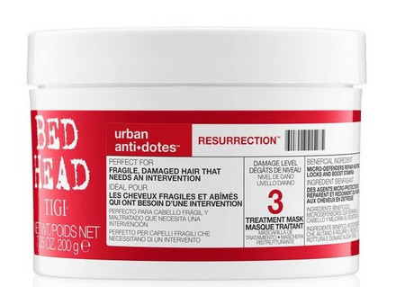 TIGI Bed Head Urban Antidoses Resurrection Treatment Mask hloubková rekonstrukční maska pro velmi poškozené vlasy