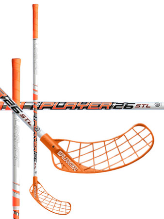 Florbalová hokejka Unihoc REPLAYER STL 26 neon orange/white `16