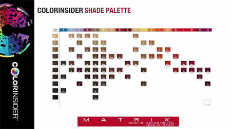 Matrix ColorInsider Color Chart