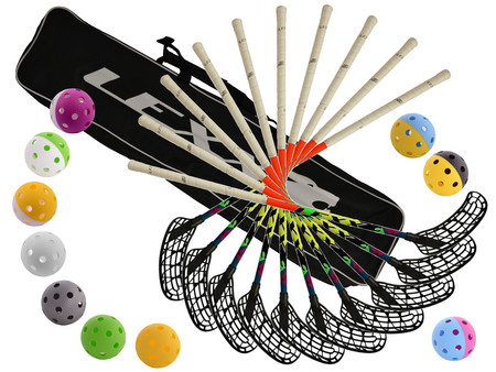 School set 10 x LEXX Wolf with colored balls and toolbag `15