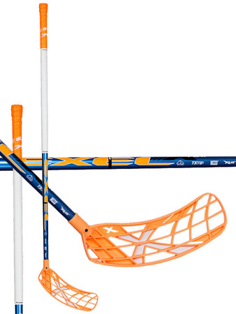 Florbalová hokejka Exel X-PLAY NANO LIGHT BLUE 2.6 101 OVAL `15