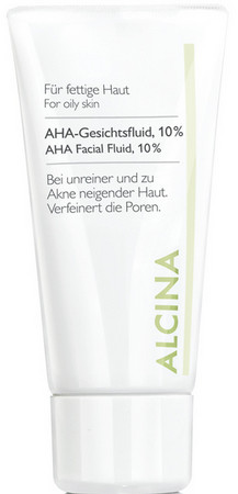 Alcina AHA Fluid 10% Fluid 10% für fettige bis Mischhaut
