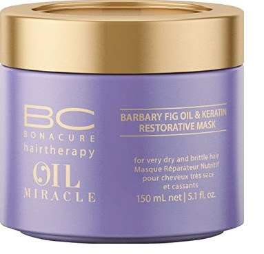 Schwarzkopf Professional Bonacure Oil Miracle Barbary Fig Oil & Keratin Restorative Mask strengthening mask for very dry and brittle hair