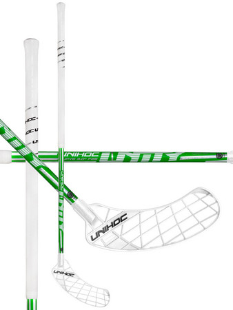 Florbalová hokejka Unihoc UNITY Curve 3.0 STL 26 neon green `15